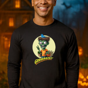 Herb the Vegetarian Zombie Unisex / Mens Long Sleeve Tee
