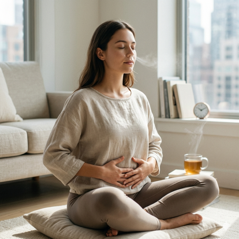 Read more about the article Breathwork for Busy Minds: 90-Second Calm