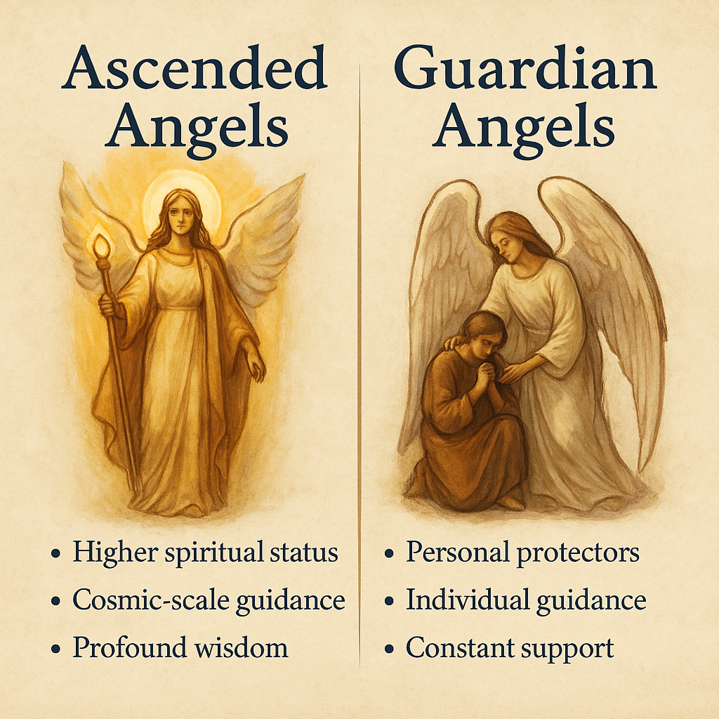 You are currently viewing Ascended Angels vs. Guardian Angels