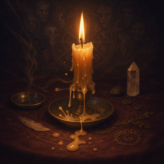Read more about the article Candle Wax Reading (Ceromancy) and Flame Interpretation
