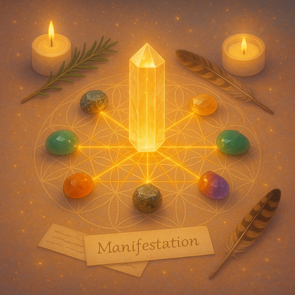 You are currently viewing Crystal Grids for Manifestation
