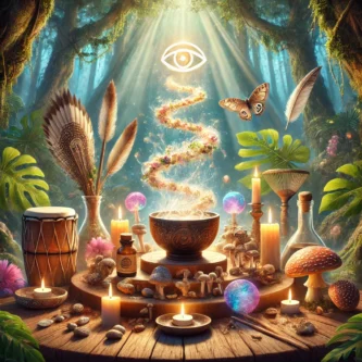 Read more about the article Psychedelic Plant Allies (e.g., Ayahuasca, Psilocybin)