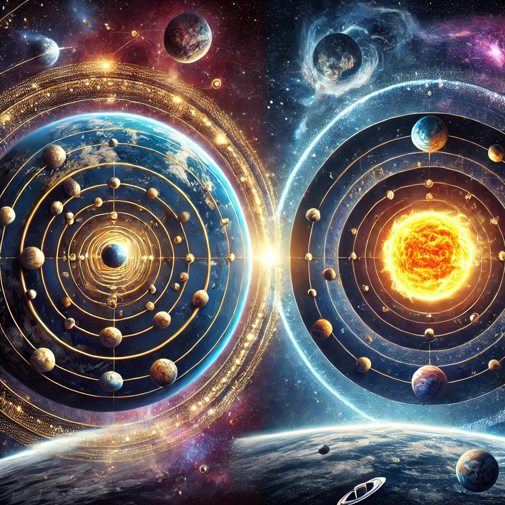 You are currently viewing Heliocentric vs. Geocentric Perspectives: Understanding Cosmic Models